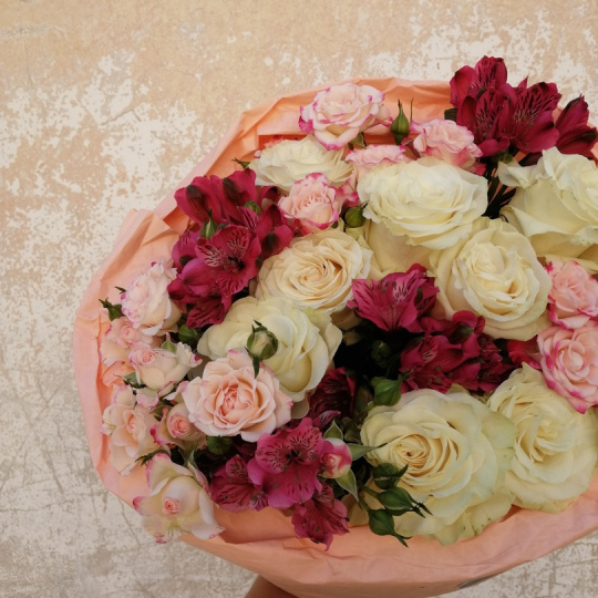 Букет "Бургунди"