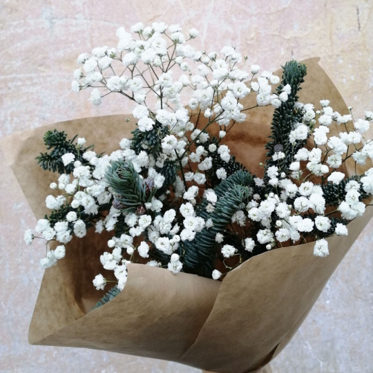Букет "Снежный лес"