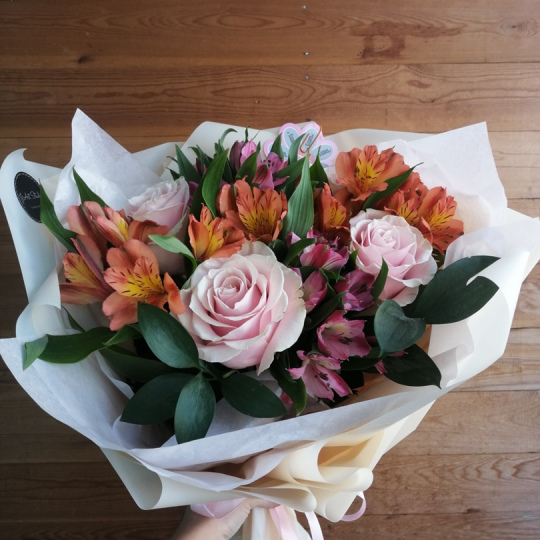 Букет "Розовые облака" М