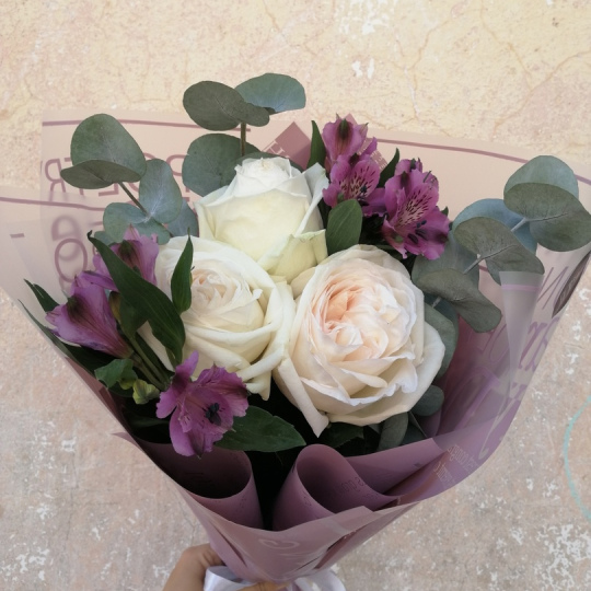 Букет "Розовые облака" XS